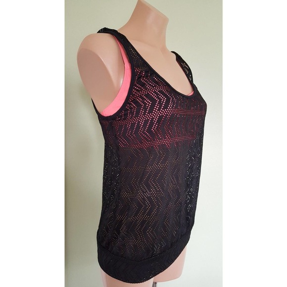 Go Gossip black pink 2 in 1 tankini top size M - Picture 4 of 4